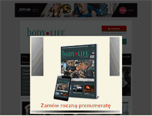 Tablet Screenshot of bodylife.com.pl